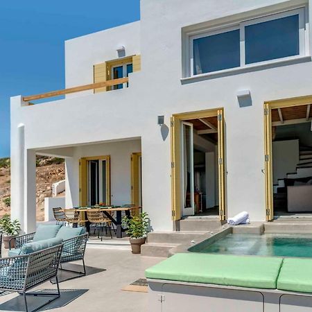Villa Alba In Syros With Private Jacuzzi アゾリムノス エクステリア 写真