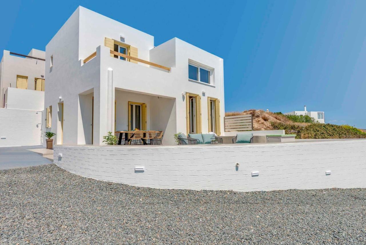 Villa Alba In Syros With Private Jacuzzi アゾリムノス エクステリア 写真